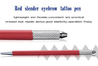 21 Pin Blade Eyebrow Microblading Tool Handpiece rosso