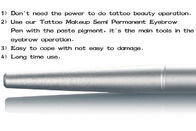 penna d'argento lunga del tatuaggio del sopracciglio dell'ago di 17.3cm Microblading