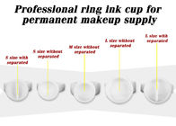Tazze di plastica bianche dell'inchiostro dell'anello per il rifornimento permanente di trucco