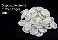 Culle antistatiche senza polvere del dito delle coperture a dita di gomma sterili eliminabili