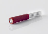 Il cosmetico compone la lama rossa rotonda di ombreggiatura degli aghi 21 di Microblading