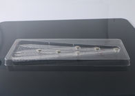 Calibro acrilico di media dorata di 4 forconi, righello dorato di rapporto di trucco permanente del sopracciglio