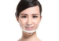 Maschera di plastica sanitaria medica della copertura della bocca del tatuaggio trasparente del sopracciglio riutilizzabile