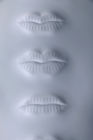 Pelle bianca delle labbra 3D di trucco della pelle permanente falsa di gomma di pratica per Microblading