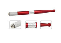 Penna manuale rossa Micropigment/micro lame del tatuaggio per il ricamo del sopracciglio 3D
