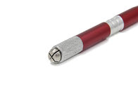 Penna manuale rossa Micropigment/micro lame del tatuaggio per il ricamo del sopracciglio 3D