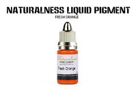 Il labbro arancio fresco dei pigmenti liquidi puri della pianta di naturalezza colora l'inchiostro con 12 ml