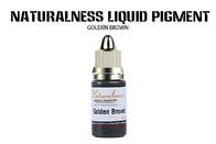 Il trucco permanente organico dorato di Brown pigmenta il pigmento liquido dell'inchiostro di naturalezza
