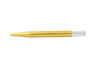Penna manuale dorata di Microblading di trucco permanente per le sopracciglia permanenti 20g
