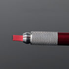 Lama rossa piana rossa di ombreggiatura di colore #14 degli aghi di Microblading del tatuaggio del sopracciglio di Ombre