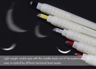 Permanente bianco compone la penna di plastica eliminabile del sopracciglio di Microblading dello strumento
