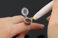 Gli accessori del tatuaggio del CE, tazza permanente di plastica trasparente dell'anello con singolo sterilizzano la borsa