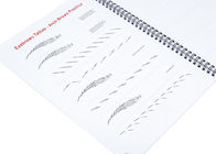 Libro inglese del tatuaggio del sopracciglio di esercizio di Microblading per addestramento di UGP