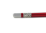 Il trucco permanente del sopracciglio del mini metallo rosso foggia la penna manuale cosmetica